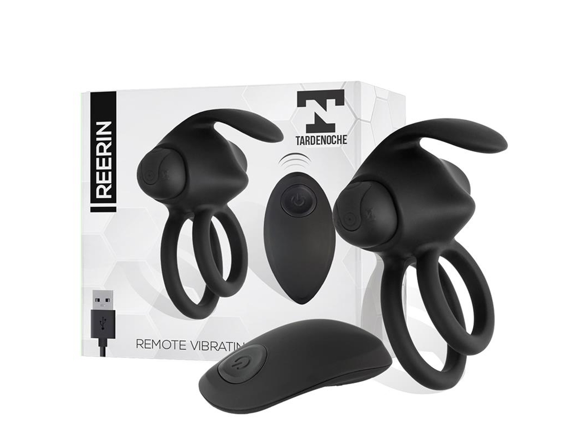 Anel Vibratório Silicone De Controle Remoto Usb Duplo Usb