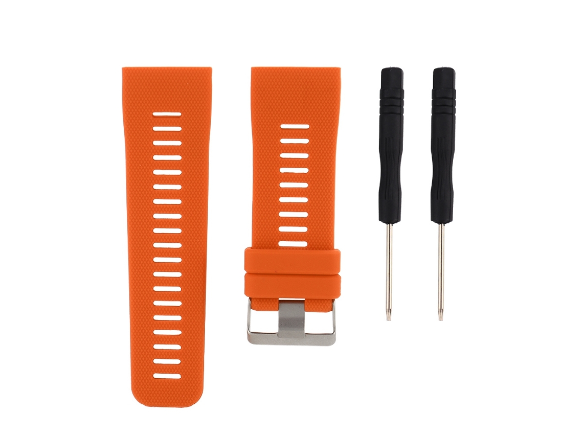 Correa De Reloj De Silicona Para Garmin Vivoactive Hr (naranja)