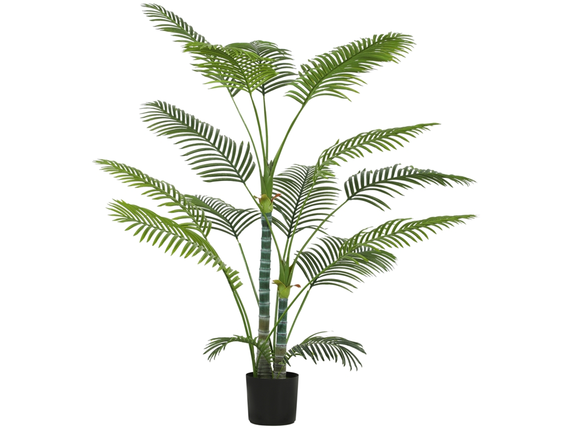 Palmeira Artificial de 170 cm com Vaso e Folhas, Decorativa Sini Tech Store