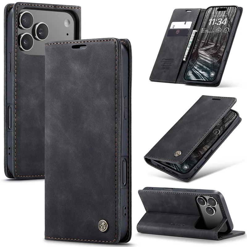 Capa Caseme 0013 Para Iphone 17 Pro Preta