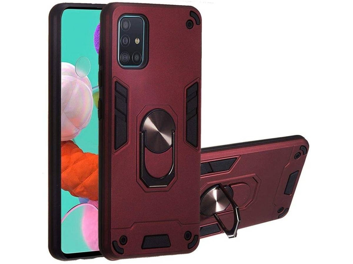Capa Samsung Galaxy A51 HONGWE. Robusta Bordô