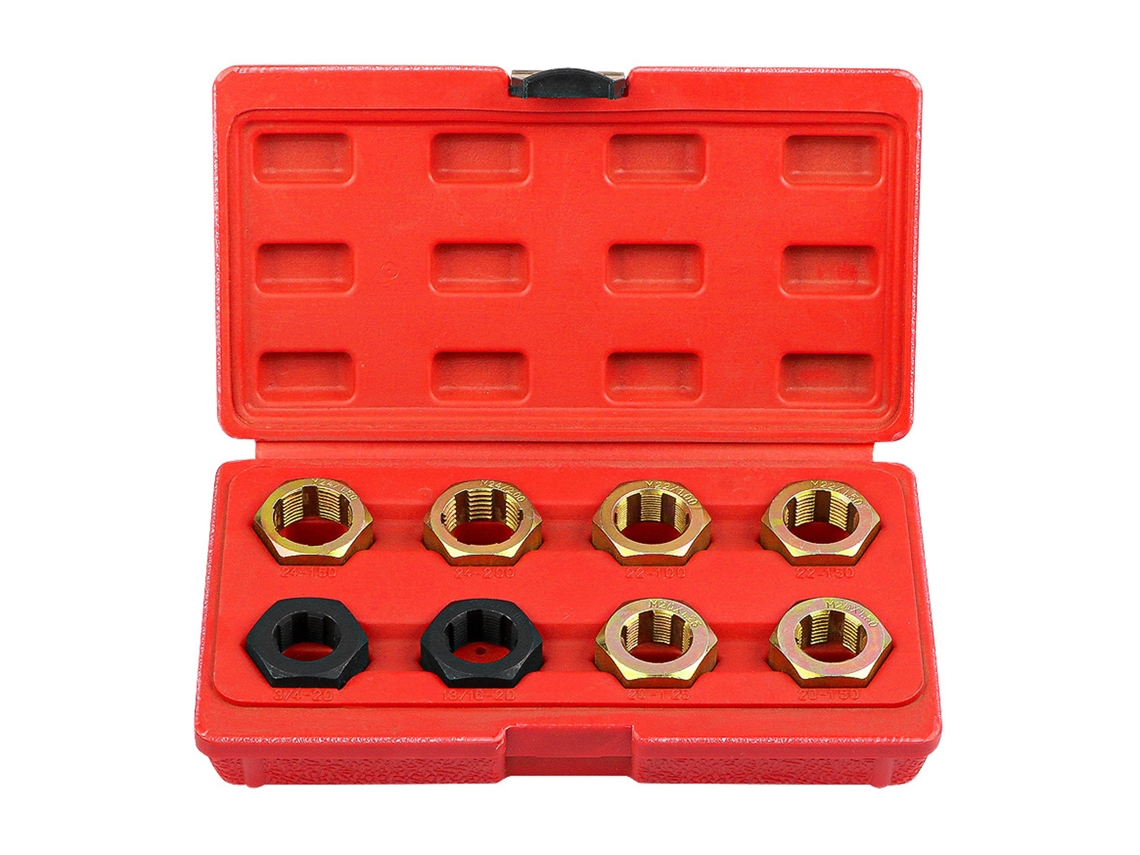 Kit De Reparo De Parafusos Do Eixo De Transmissão Para Carros 8pcs Ferramenta De Reparo De Rosca Métrica E Polegada