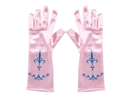 2 Pares de Luvas Infantis Aconchegantes para Inverno, Esqui, Role Playing, Palco em Cores Rosa, Branco, Azul e Verde com S/MARCA