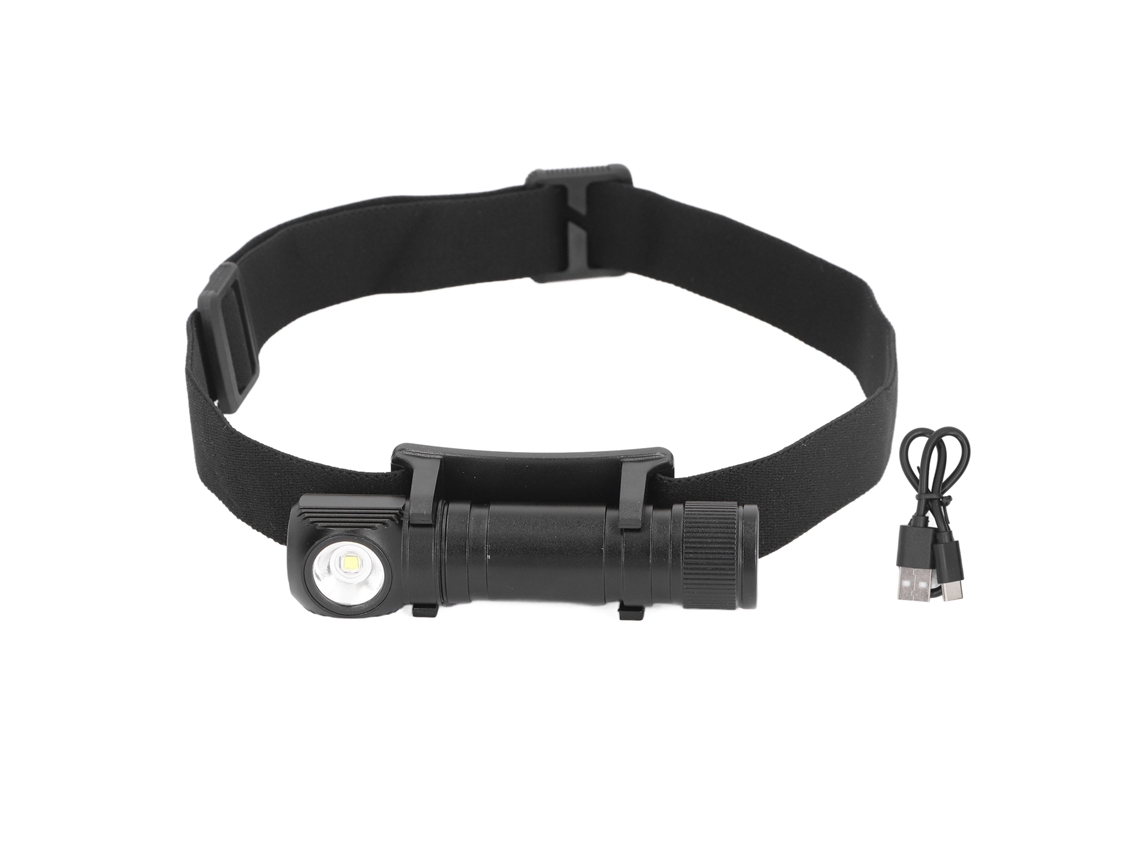 Lanterna de Cabeça Recarregável 2000lm 6 Modos Ip65 Magnética Desmontável para Corrida Acampamento Ciclismo | S/MARCA