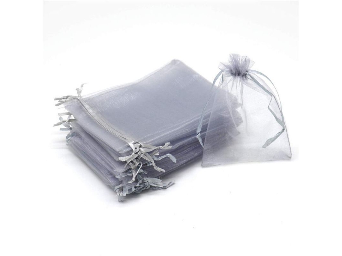 100 Bolsas de Crescimento para Frutas com Malha Anti pragas e Anti pássaros 10x15cm | S/MARCA