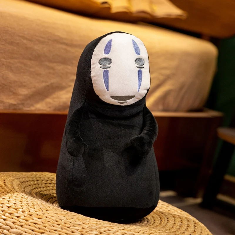 (azul, Aproximadamente 30 Cm) Pelúcia/boneco Macio Do Personagem Sem Rosto, Do Anime Japonês.