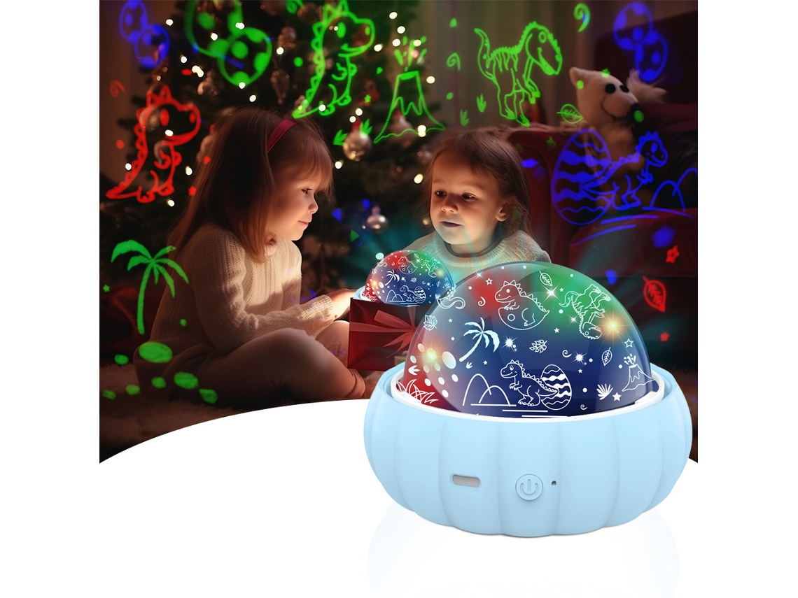 Luz Do Projetor Cuich (dinossauro Azul)