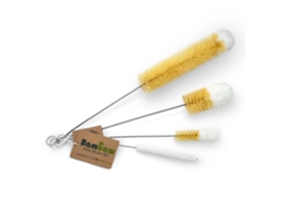 Set 4 escovas para limpar garrafas Bambaw