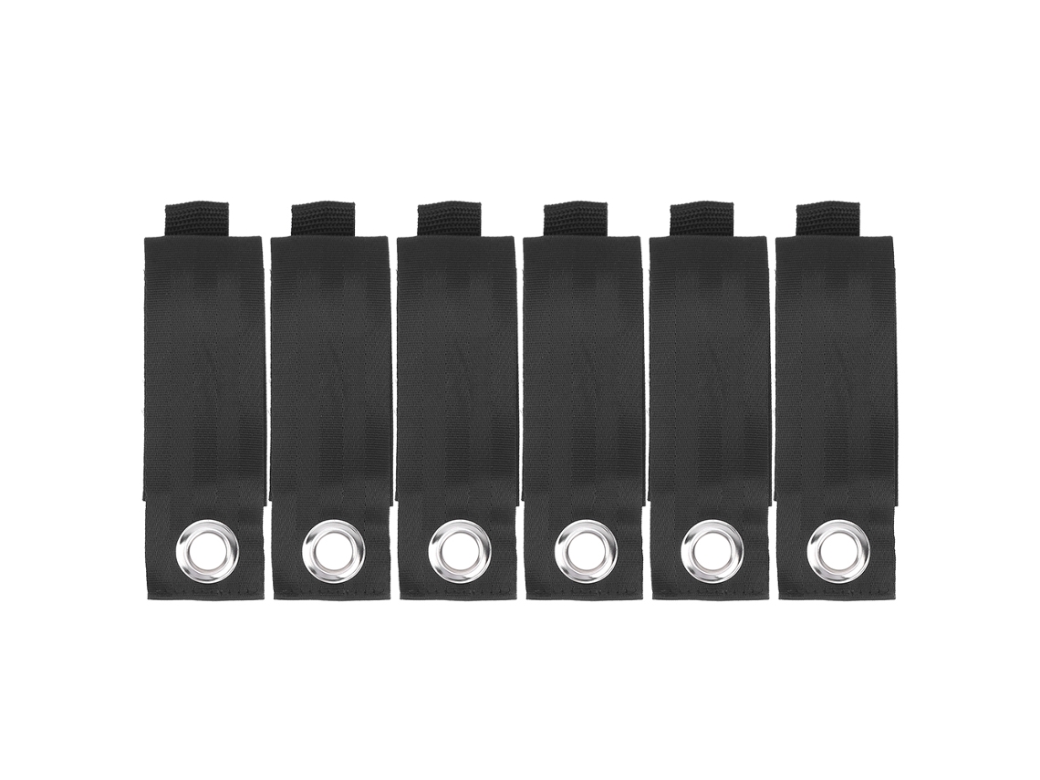 Conjunto De 6 Tiras Velcro Para Organizar Cabos Extensão E Outros Itens
