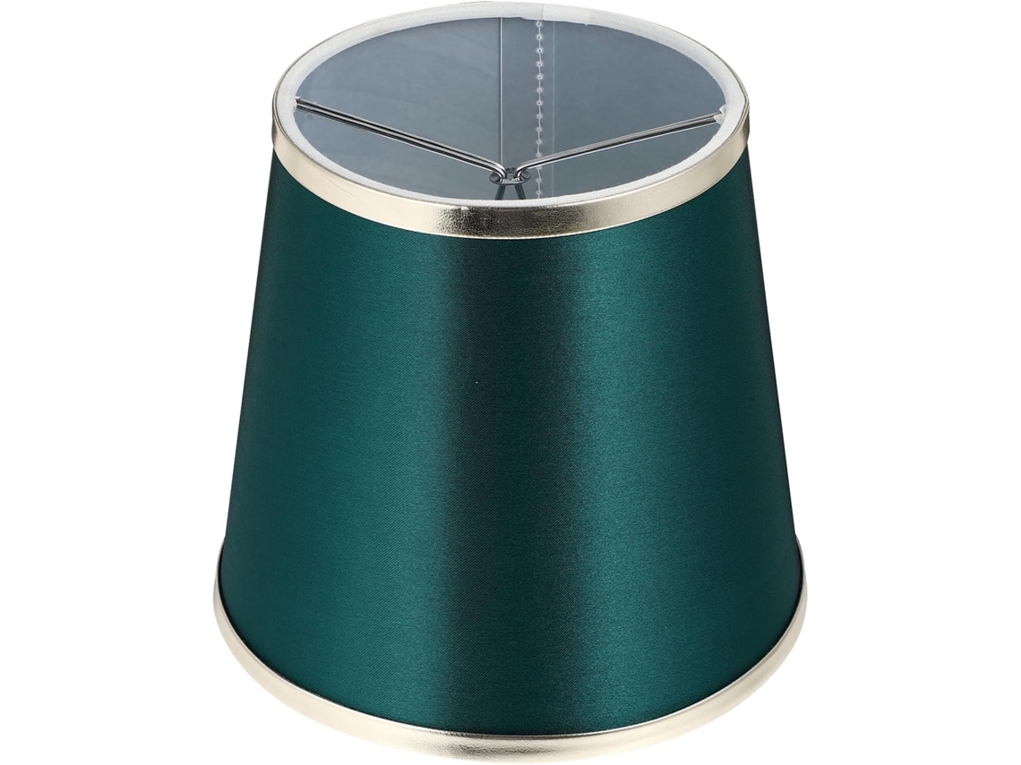Luminária De Tecido E Ferro, Elegante Peça De Decoração Para Casa, Protetor De Lâmpada Para Escritório Ou Quarto.