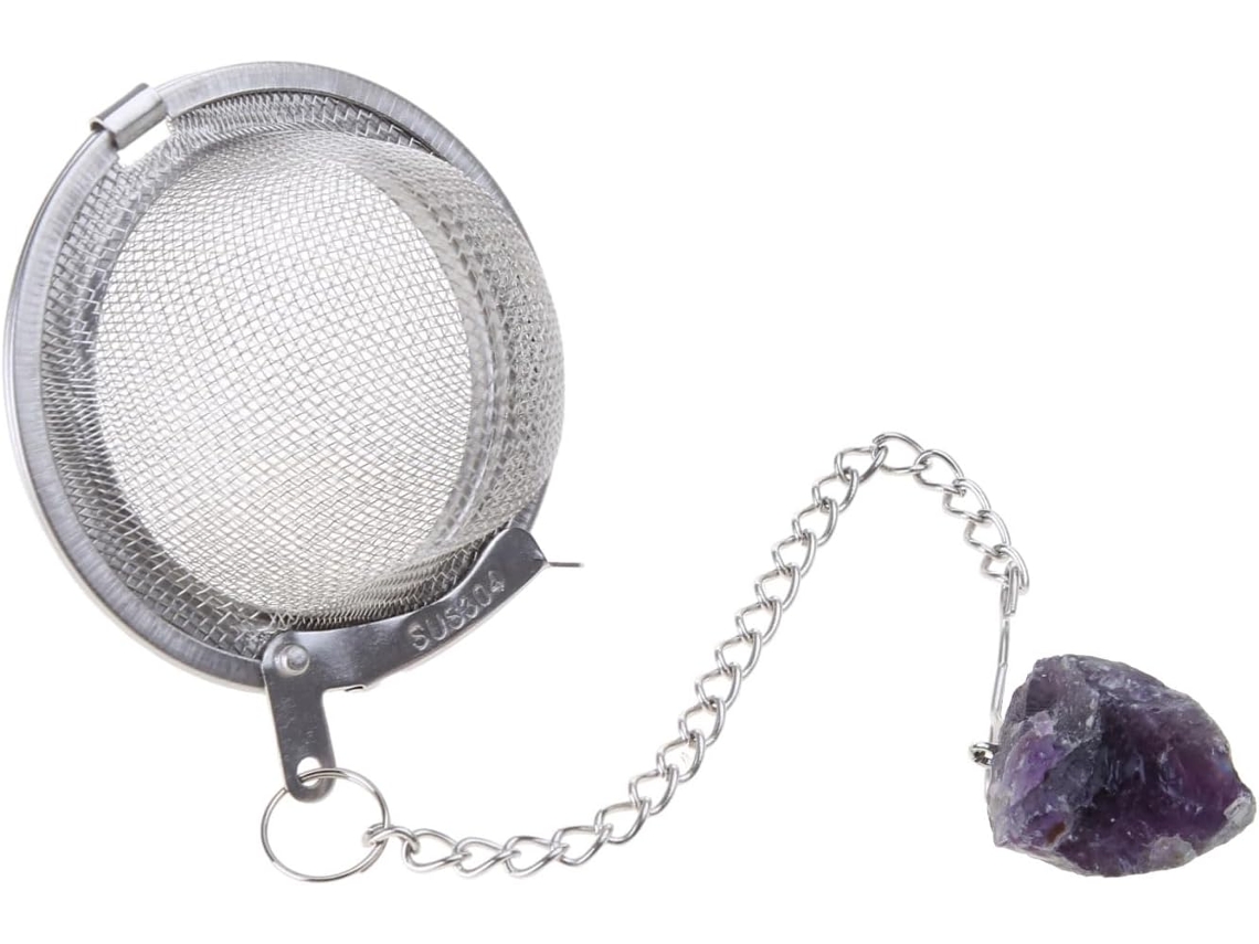 Infusor De Chá Em Aço Inoxidável Com Malha Fina, Ideal Para Luminárias Pendentes E Bules De Chá Com Cristais.