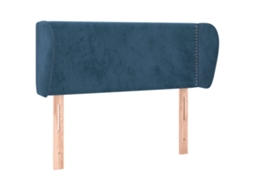 Headboard, Headboards Vidaxl Azul Veludo (103 X 23 X 78/88 Cm)