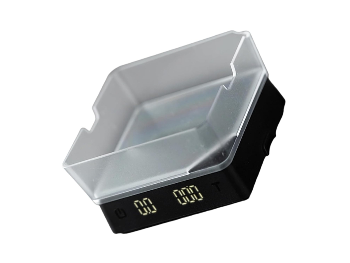 Balança De Cozinha Digital Led Com Alta Visibilidade, Relógio Destacado Extração Precisa De Café, Design Compacto
