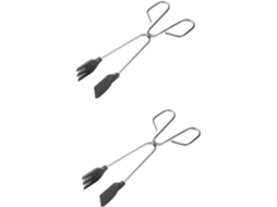 Conjunto De 2 Pinças Cozinha Em Aço Inoxidável, Pinças Para Bife E Churrasco, Práticas Para Buffets, Reuniões E