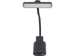 Luz De Leitura Led Com Clipe, Função Memória E 3 Modos Cor Para