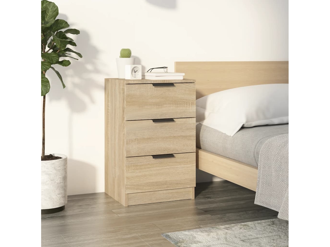 Vidaxl Mesa De Cabeceira 40x36x65 Cm Cor Carvalho Sonoma