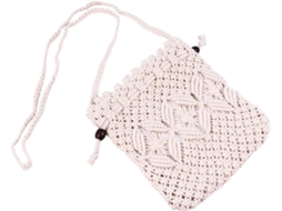 Bolsa De Ombro Feminina Leve Em Algodão Tricotado Com Cordão, Prática Bolsa De Praia Com Fecho De Cordão.