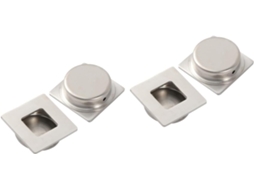 Jojofuny 2 Conjuntos De Puxadores Porta Em Aço Inoxidável, Design Moderno E Minimalista, Para Guarda Roupa, Armário E