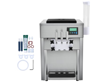 Máquina De Gelado Cremoso Succebuy 20l/h Com 3 Sabores Para Bancada