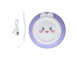 Calentador De Manos Usb Recargable Con 2 Modos, Estilo Cartoon Conejo, Rápido Y Seguro Para Invierno Hogar Oficina