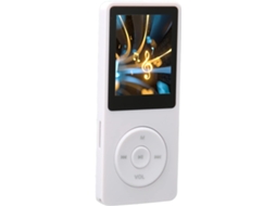 Reprodutor portátil de MP3/MP4 com áudio de 1,8", rádio FM, gravação, jogos, livros, filmes, etc. (rosa)
