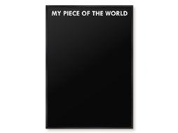 Magnetic Wall Board My Piece Of The World For The Office Espelharte (70x100 Cm)