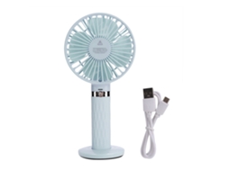 Laxiscreed Ventilador Compacto Elétrico Mini Com Bateria Integrada E Carregamento Usb Para Máxima Conveniência
