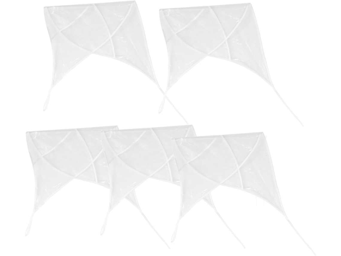 Conjunto De 5 Chapéus De Chuva De Plástico Transparente