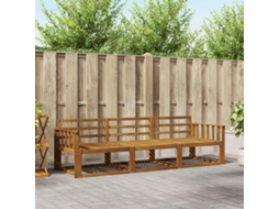 Vidaxl Conjunto De Sofás Para Exterior 3 Pcs Natural