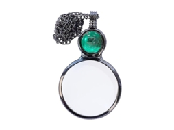 2026 collar Colgante Lupa Vintage para Mayores Lente de Acero Inoxidable Joyería Elegante Regalo de Acción de Gracias