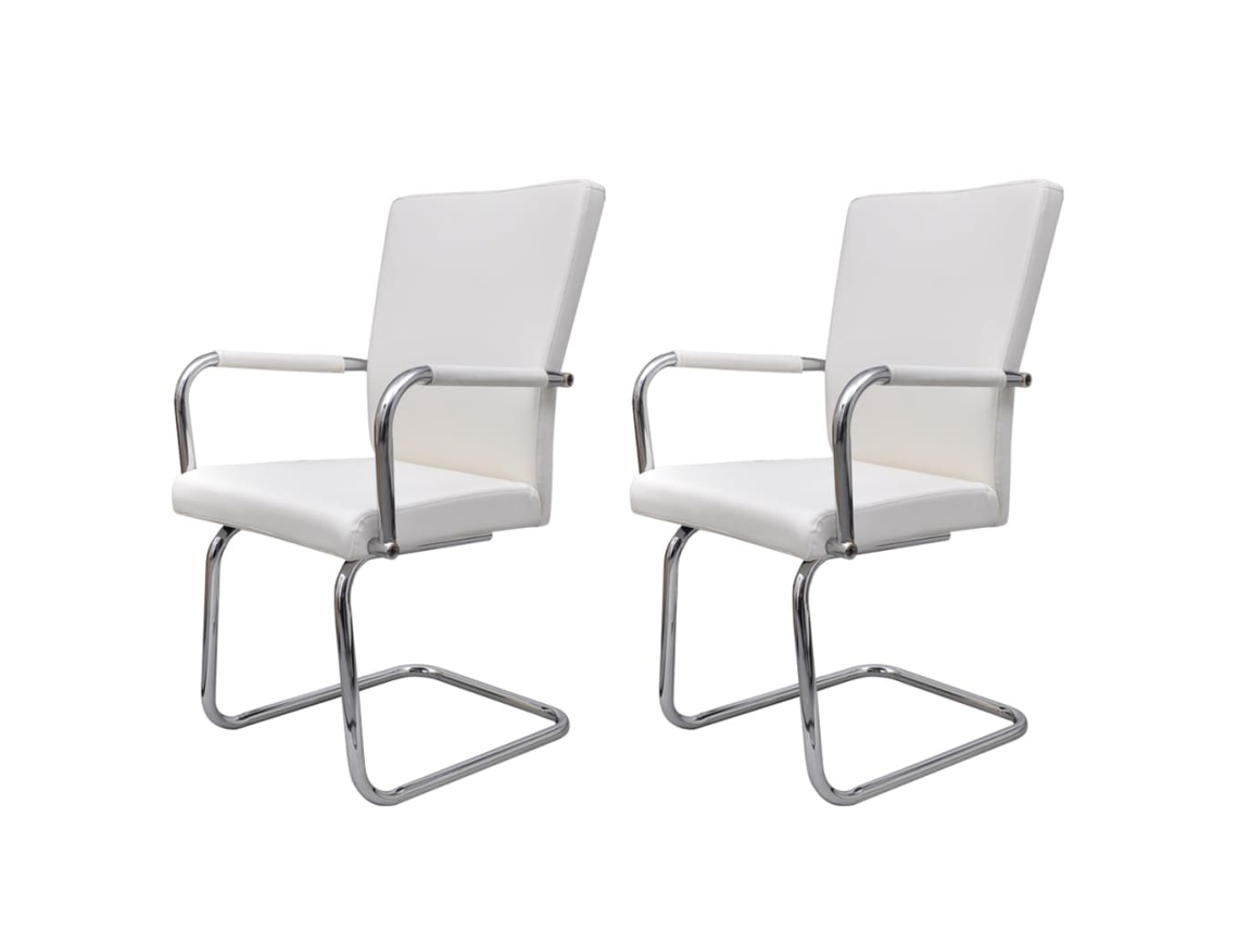 Dining Chair, Dining Chairs Vidaxl Branco Couro Artificial (n/a)
