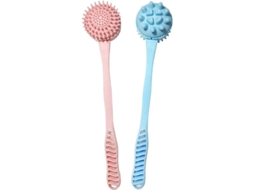 2 Pcs Martelos Manuais De Massagem Para Costas, Pernas, Braços E Corpo Em Plástico De Mão Longa