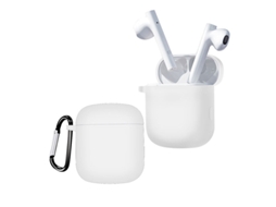 Capa Protetora Halinuia Silicone Macio Cor Pura Com Gancho Modelo Xd (compatível Xiaodu Fones Bluetooth, Silicone Leve)