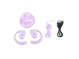 Aetheria fones de Ouvido Tradutor Bluetooth Sem Fio 80 Idiomas 4 Modos Hifi Estéreo Violeta
