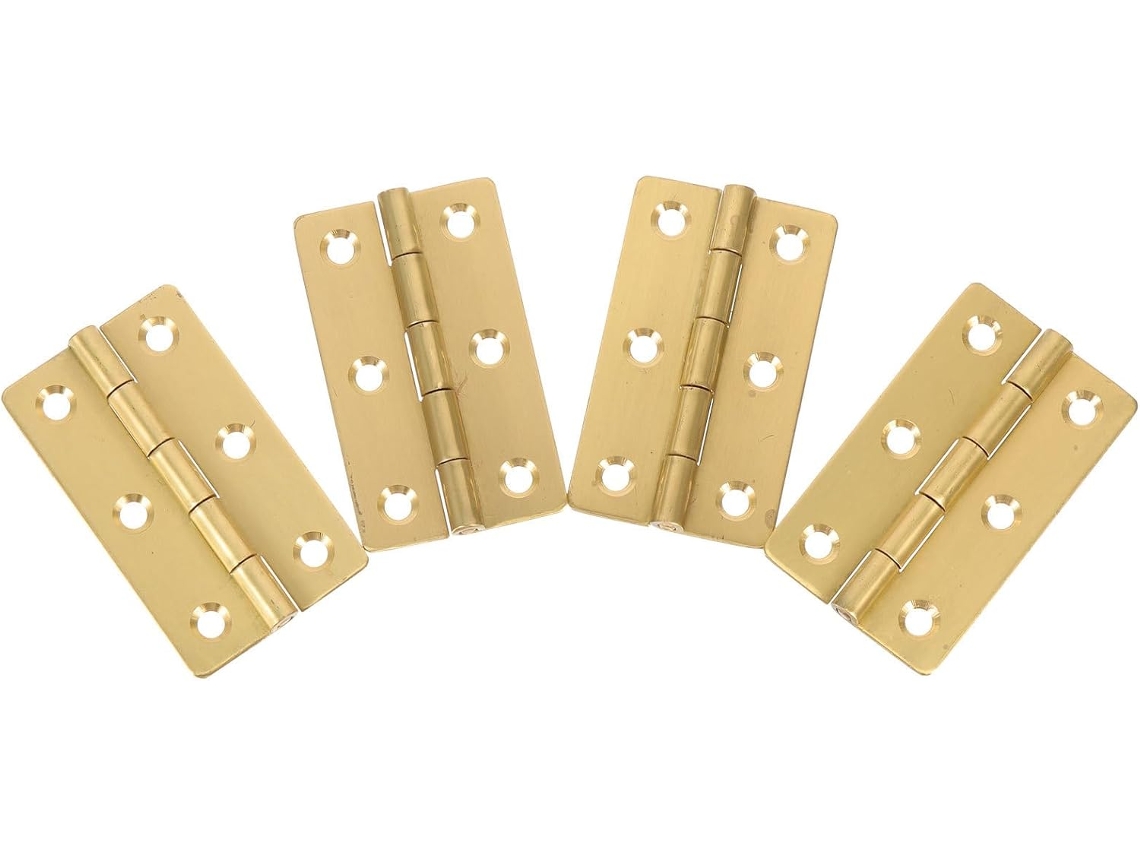 Dobradiças De Piano Em Cobre, Mini, 4 Peças, Pequenas Encaixe Para
