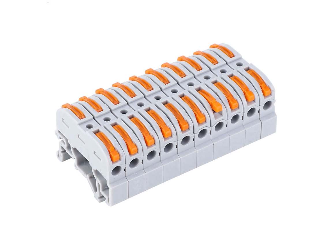 Laxiscreed Conector De Fios Pct-211 Para Instalação Rápida, Compatível Com Fios De 0.2 A 4 Mm
