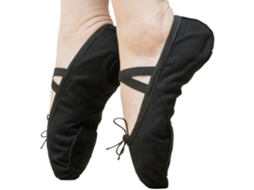 Sapatilhas De Balé Adultas Para Mulheres, Sapatos De Dança Com Sola Flexível E Antiderrapante, Design Leve Em Lona Respirável Para Treinamento De Danç
