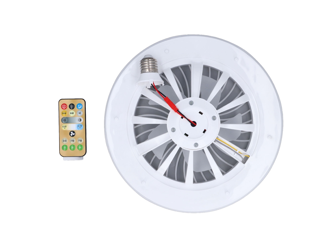 Ventilador de Teto Led 30w 3000 6500k Controle Remoto 85 265v