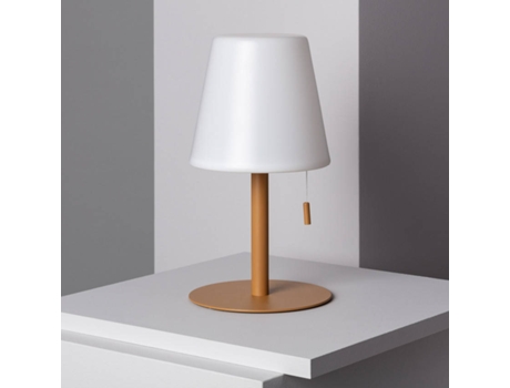 Candeeiro de Mesa LEDKIA (Bege - Alumínio, PC - 30x16.5 cm)