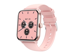 Relógio Inteligente Qs11 Frequência Cardíaca Saudável Pressão Arterial Monitoramento de Oxigênio no Sangue Chamadas Bluetooth Rosa GODTVAGT