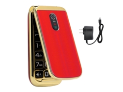 Telefone Flip Dual Sim E Dual Stand-by Laxiscreed Com Design Compacto E Fácil Utilização
