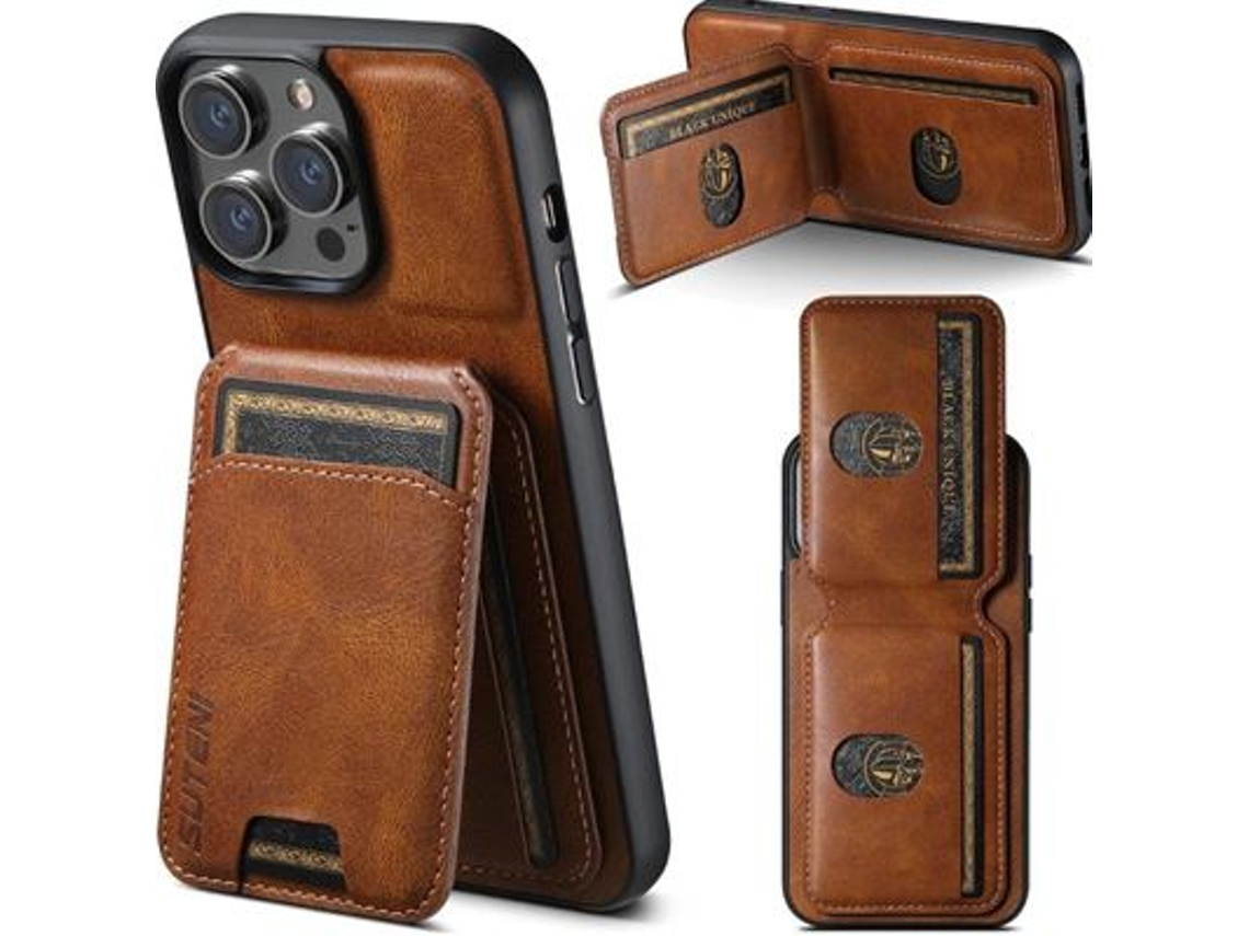 Capa Orysin Em Pele Vintage Com Porta-cartões Para Iphone 12 | Estilo Clássico E Funcionalidade