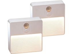 Luminária De Parede Inteligente Com Sensor Movimento E 2 Peças, Led