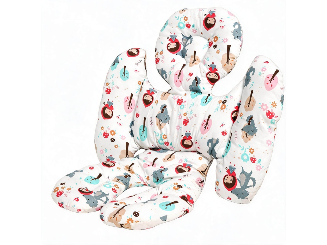 Almofada de Assento para Carrinho de Bebê HENTEN HOME Universal Respirável Algodão,75x38cm