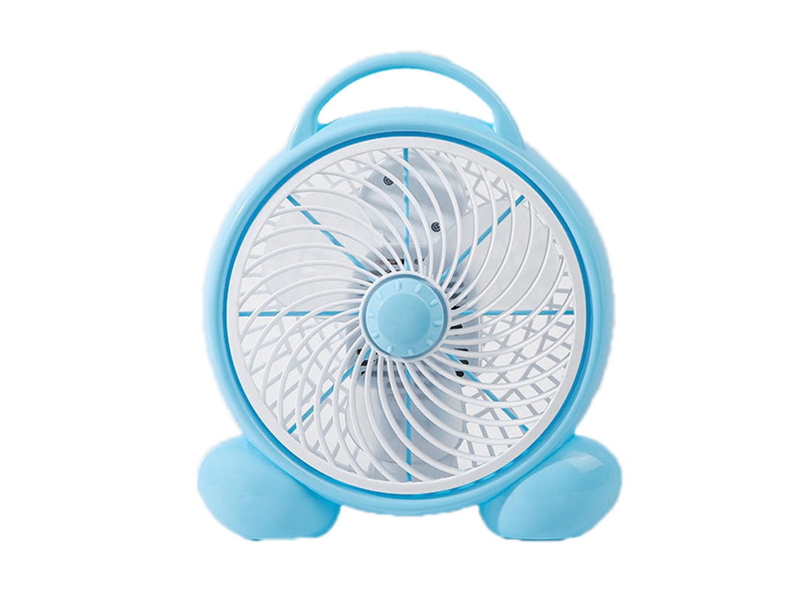 Ventilador Elétrico Cartoon Pequeno Estudante Dormitório