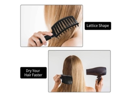 Escova para O Cabelo YIZHOOD Epc036 Vermelho