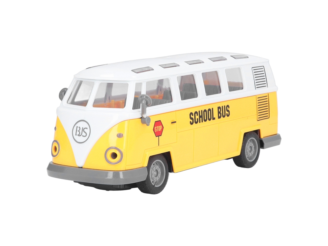 Coche De Controle Remoto Clássico Retro Robusto Elétrico Simulação Brinquedo Para Crianças Ônibus De Brinquedo Veículo
