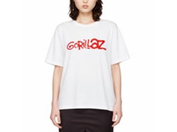 Gorillaz Red Logo T-shirt White Classic Unisex Adults Size:xxxl