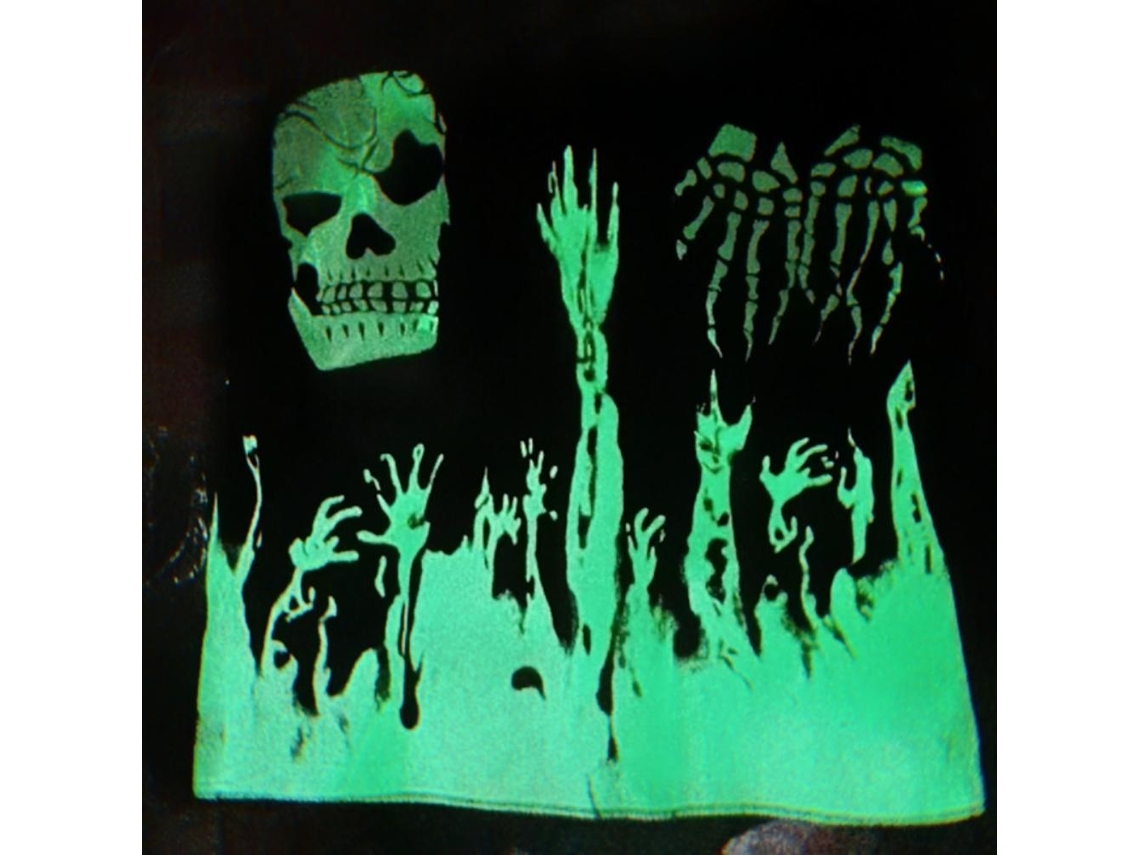 Laxiscreed Conjunto De Adereços Decorativos Halloween E Natal Com Caveiras, Carros E Pingente De Cera