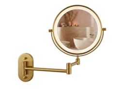 Espelho de Parede REA Glow Gold Led